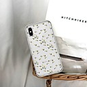baratos Capinhas para iPhone-Capinha Para Apple iPhone XS / iPhone XR / iPhone XS Max Estampada Capa traseira Flor Macia TPU