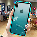 baratos Capinhas para iPhone-Capinha Para Apple iPhone XS / iPhone XR / iPhone XS Max Estampada Capa traseira Cores Gradiente Vidro Temperado