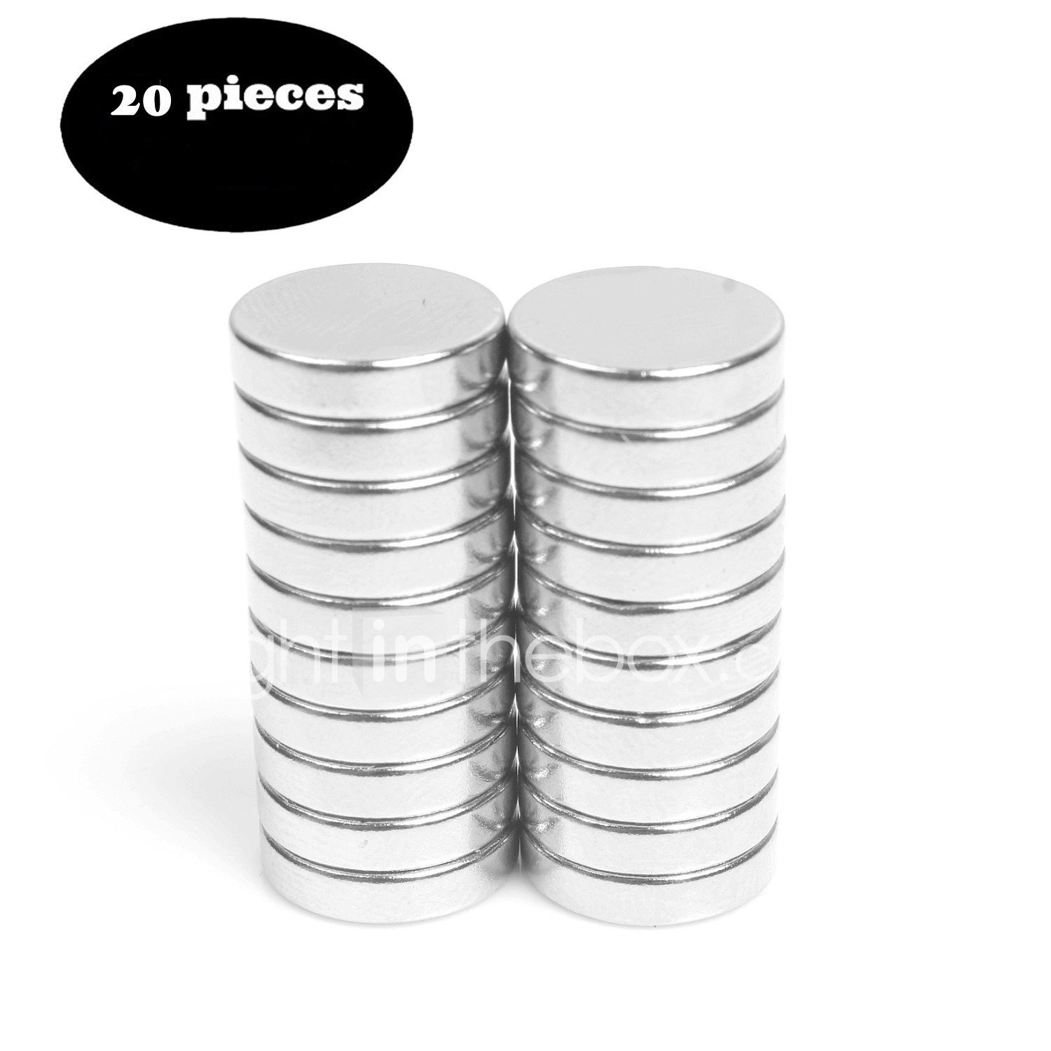 20pcs12x3 Brushed Nickel Magnetic Push Pins Bonus Magnet Fridge Magnets Office Dry Erase Board Refrigerator Whiteboard