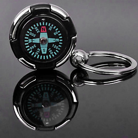 baratos Chaveiros-Amante personalizado Compass Presente gravado em forma de chaveiro