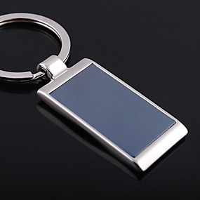 baratos Chaveiros-Personalizado gravado dom Retângulo Chaveiro