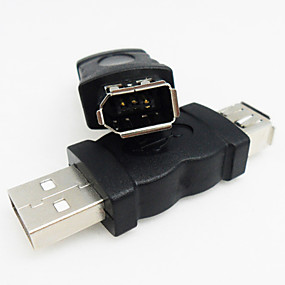 baratos Acessórios Para PC &amp; Tablet-usb 2.0 para firewire / ieee-1394 adaptador de alta qualidade e durável
