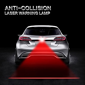 baratos Luzes LED e Gadgets-auto carro anti-colisão luz laser automotivo lazer lanterna traseira lâmpada de cauda aviso de alarme luzes da motocicleta caminhão