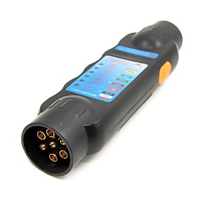 baratos Carros &amp; Motos-jcy22773 conduziu o verificador da resistência do verificador do conector do reboque 12v sete furos