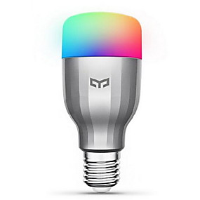baratos Lâmpadas LED Inteligentes-Xiaomi 1pç 9 W Lâmpada de LED Inteligente 600 lm E26 / E27 19 Contas LED SMD Funciona com Amazon Alexa Google Home Branco Quente Branco Frio RGB 220-240 V / 1 pç