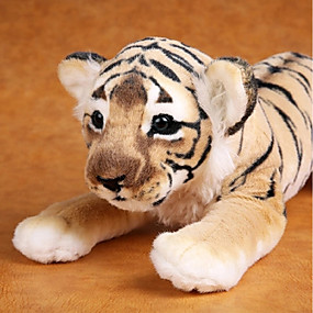 baratos Bonecas e Animais de Pelúcia-Tiger Animais de Pelúcia Adorável Confortável Algodão Para Meninas Brinquedos Dom 1 pcs
