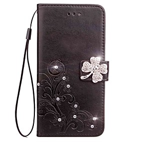 baratos Xperia L2-Capinha Para Sony Sony Xperia Z2 / Sony Xperia Z3 / Sony Xperia Z3 Compact Com Strass / Flip / Com Relevo Capa Proteção Completa Mandala / Borboleta Rígida PU Leather