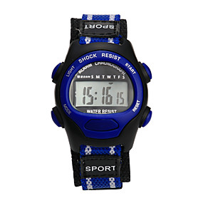 baratos Relógios Para Meninos-senhoras Relógio Esportivo Relogio digital Digital Roxa Impermeável Digital Amuleto Fashion - Azul Rosa claro Cinzento Um ano Ciclo de Vida da Bateria / Tianqiu 377