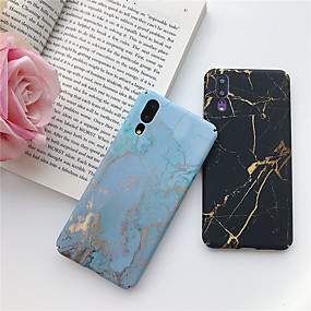 baratos Huawei P20 Pro-Capinha Para Huawei Huawei P20 / Huawei P20 Pro / Huawei P20 lite Ultra-Fina / Estampada Capa traseira Mármore Rígida PC
