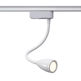 baratos Luminárias de LED de Trilho-ZHISHU 1conjunto 5 W 500 lm 1 Contas LED Instalação Fácil Novo Design Luminária com Trilho Branco Quente Branco Frio 220-240 V 110-120 V Comercial Lar / Escritório Sala de Estar / Jantar