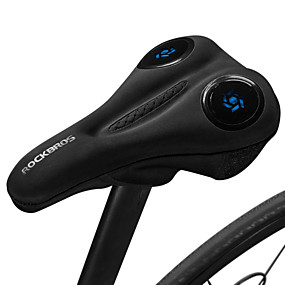 baratos Acessórios para Ciclismo-ROCKBROS Capa para Selim / Almofada Respirável Anti-Escorregar Absorção de impacto Design Encovado Licra Liquido silica Gel Ciclismo Bicicleta de Estrada Bicicleta De Montanha Preto Vermelho Azul