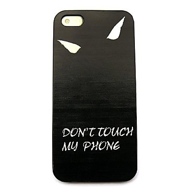 Don't touch my phone Pattern Hard Case for iPhone 5/5S 1812775 2018 – $1.99