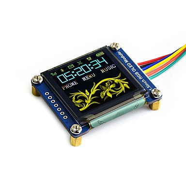 baratos Raspberry Pi-módulo 1.5gb oled do rgb do waveshare módulo superior 128x128 da exposição do rgb oled do módulo de 1.5inch 16ch