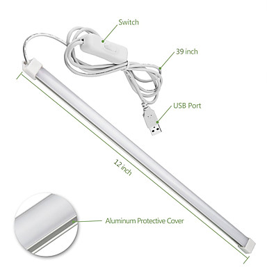 baratos Luminárias de LED para Armários-YouOKLight 1pç 4 W 320 lm 18 Contas LED Luz de Armário Branco Quente Branco 5 V Lar / Escritório Quarto de Criança Cozinha