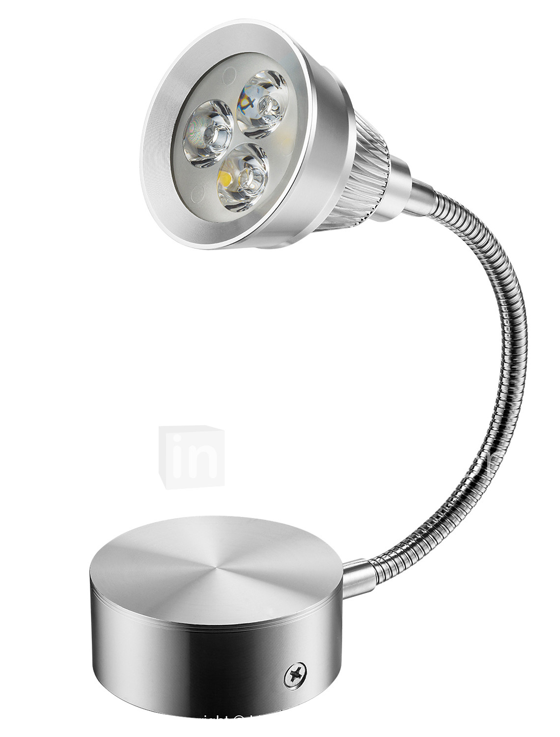 Zdm 1pc 3w 300 350lm Highlight High Power Lamp Beads Thickened Aluminum Shell Mini Style Led Swing Arm Lights Study Room Office Indoor Metal Wall